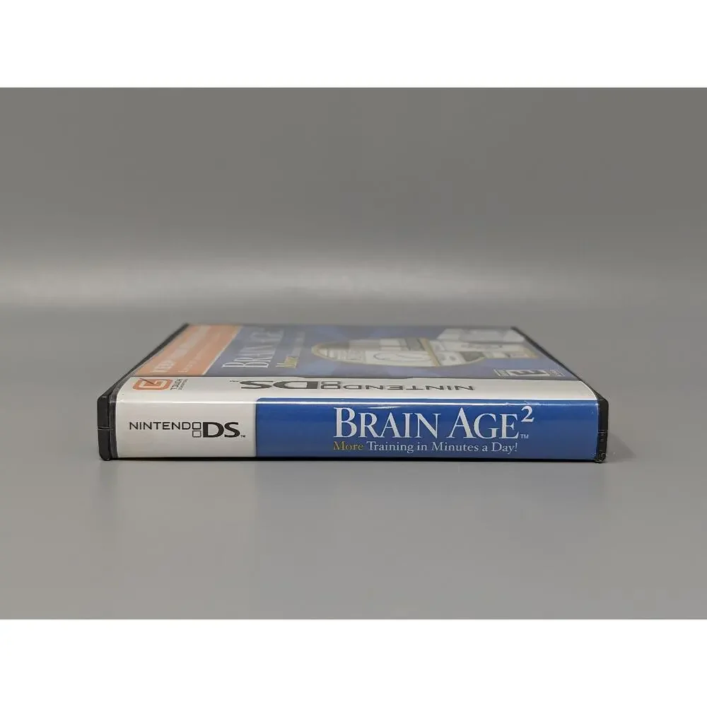 Brain Age 2 Nintendo DS Replacement Case & Manual Only No Game